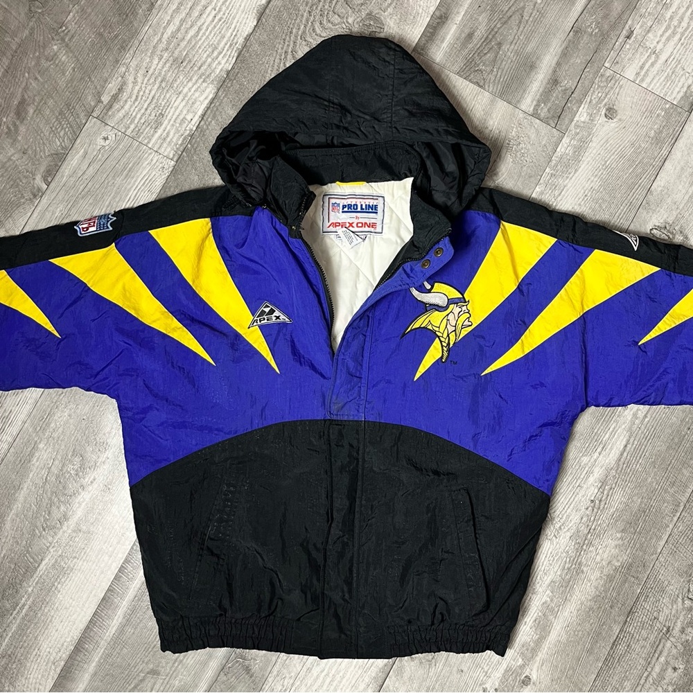 Pro Line Vikings Jacket - Black, Purple, Yellow